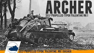 Rare WW2 Archer Self Propelled 17pdr - Footage.