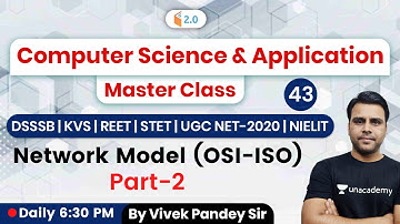 6:30 PM - REET, DSSSB, KVS, STET, UGC NET, NIELIT Exams | CS by Vivek Pandey | Network Model