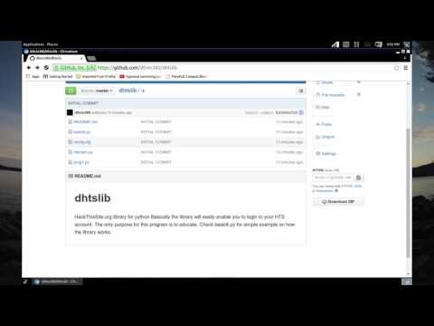 Python programming: d0nin380's HackThisSite.org python library