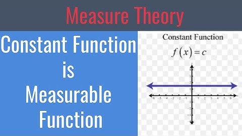 Exploring Measurable Functions: Proving the Measurability of Constant Functions