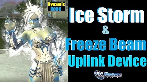 DCUO Ice Storm Uplink & Freeze Beam Uplink Device - Love Conquers All Event DC Universe Online