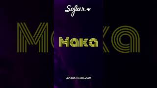Maka Performing At Sofar Sounds In London