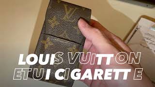 Auth LOUIS VUITTON Etui Cigarette Case 2 Monogram & Damier 3 set
