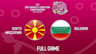 North Macedonia v Bulgaria - Full Game