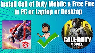 मोबाइल गेम्स एंड ऍप्स pc पे  कैसे इंस्टॉल करें | Call of Duty Mobile in Pc or Laptop Best Emulator screenshot 1