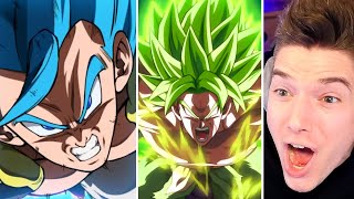 NEW LR Gogeta Blue & LR Broly Super Attack REACTION on DBZ Dokkan Battle 9th Anniversary!