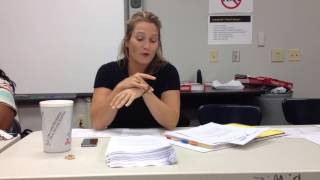 Principal Jordan introducing testing as part of the Common Core Standards