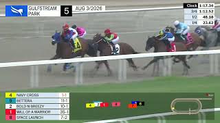 Gulfstream Park August 3, 2026 Race 5