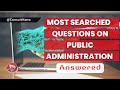 Public Administration 101 Quiz
