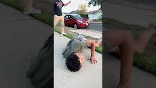 I was supposed to do a backflip... 🤕🩼 #fail #fall #influencersgonewild #shorts