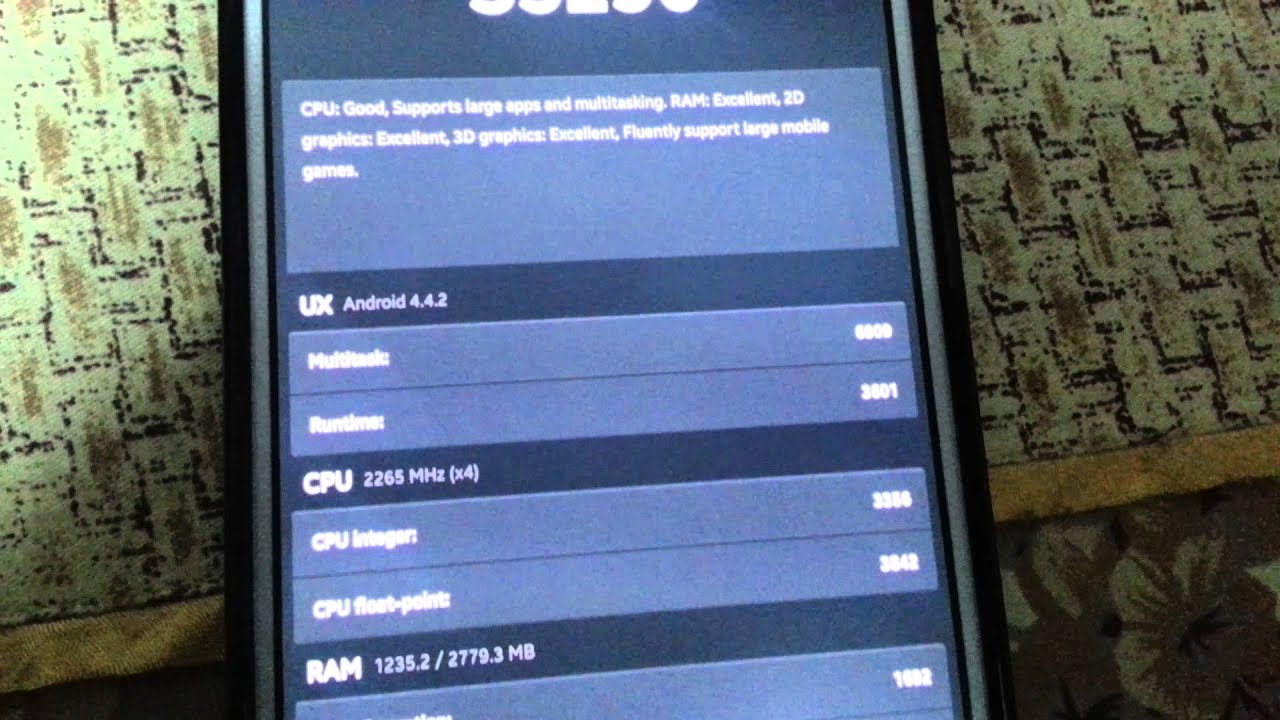 Leaked Antutu Benchmark Test on Galaxy Note 3 SM-N9005 Android 4.4.2