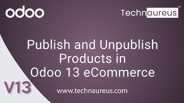Publish & Unpublish Products In odoo 13 eCommerce