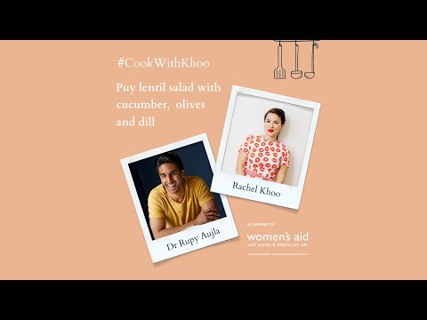 Puy lentil salad with cucumber and olives | 16 minute challenge with Rachel Khoo and Dr Rupy Aujla