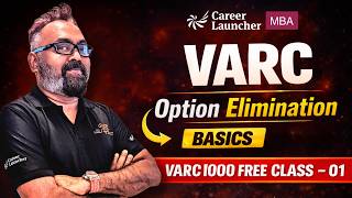 CAT RC Option Elimination Techniques | VARC1000 Free Class 01 with Gejo
