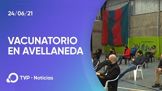 Avellaneda: avanza el plan de vacunación en la provincia de Buenos Aires