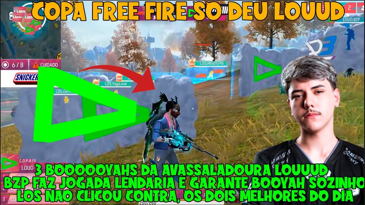AVASSALADOURA LOUUUD!!! 3 BOOOYAHS DA GIGANTESCA LOUD, COM LOUD BZP FAZENDO JOGADA EPICA