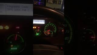Def blinking light with Check engine SPN 3364 FMI 2 Solution