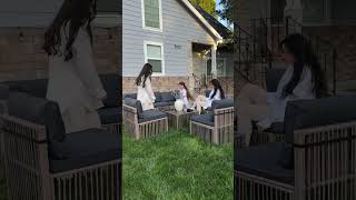 Pamapic Axis 104.8" Modern Outdoor Sectional Set – Modular Rattan Lounge