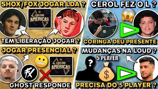 GHOST JOGAR LDA ? FROIS MUDANCAS LOUD ? CORINGA PRESENTE CEROL ! SHOX/FOSTER PODEM JOGAR LDA ?
