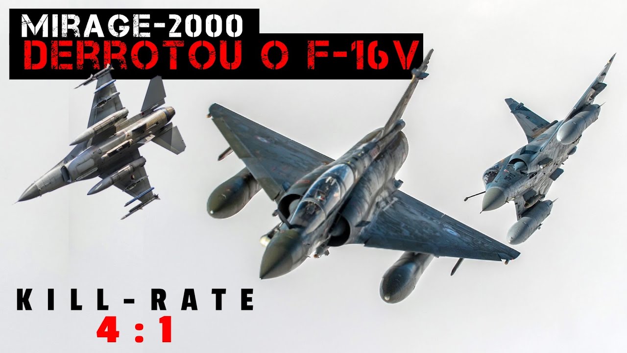 Mirage-2000 derrotaram facilmente caças F-16V de Taiwan em combates a longa distância: Como?!
