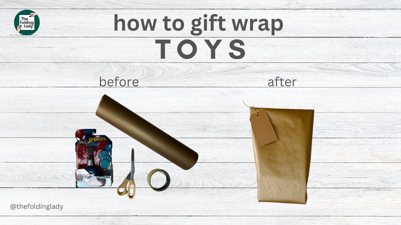 置物 HOW TO WRAP How to wrap toys - YouTube
