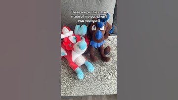 Check out these custom plushies I ordered!! #furry #furries #plush #plushies #stuffedanimals