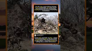 Martial Eagle vs Pack of African Wild Dogs: The Unbelievable Escape#foryou #fyp #animals #funny