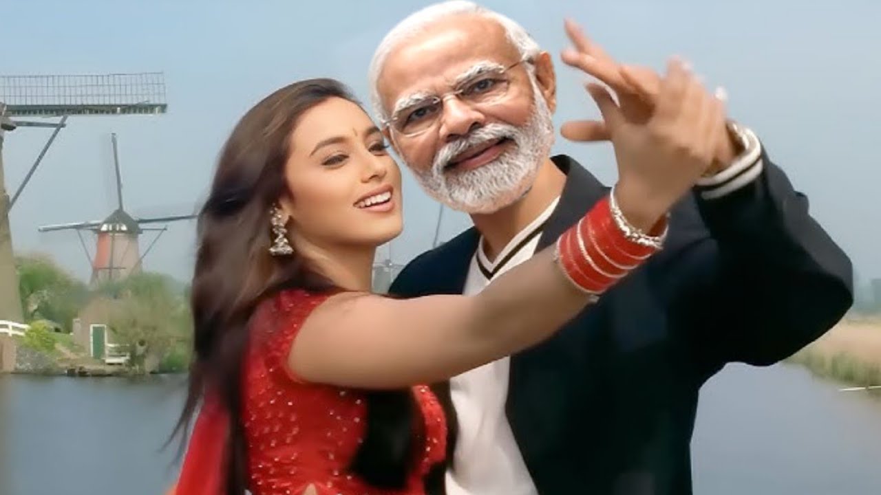 Modi & Mamata Dance With Jabse Tujhko Dekha He || Bhojpuri Song Funny Dance