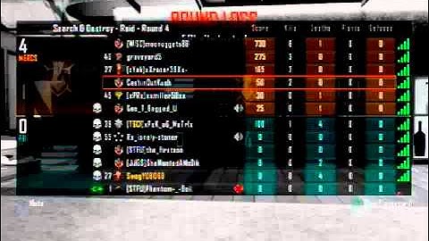 Hacked Search & Destroy Match In Black Ops 2 - Playstation 3