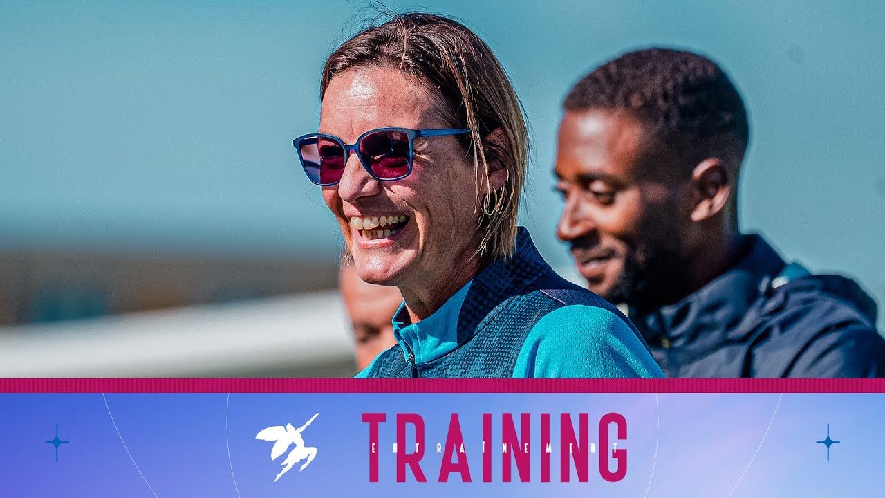 Entraînement | 𝗖𝗼𝗿𝗶𝗻𝗻𝗲 𝗗𝗶𝗮𝗰𝗿𝗲, la première avec les Marseillaises