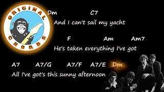 The Kinks - Sunny Afternoon - Chords &amp; Lyrics