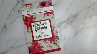 @kellofaplan Flip-Through of the new CHRISTMAS FLORALS VOLUME 4 Sticker Book