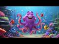 Octopus Playing Hide and Seek Song for Kids | Ocean Nursery Rhymes &amp; Baby Songs Adventure