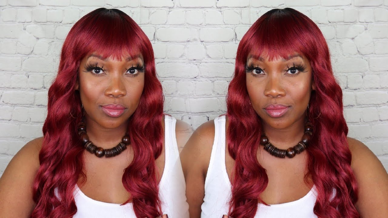 Easy Under $20 Bang Wig Bobbi Boss MAISHA | Synthetic Hair Wig - M403 | Miss Khrissy
