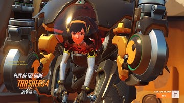 Overwatch 2 Season 13 - Getting POTG with D.Va (in Unranked Open Queue)