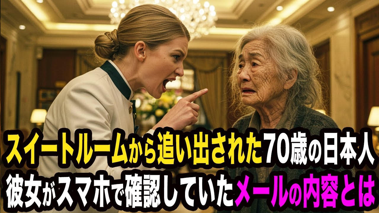 スイートルームから追い出された日本人老人の正体に、差別したスタッフが震え上がる