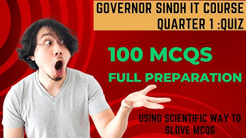 TYPESCRIPT Quiz Full preparation | GOVERNOR SINDH IT COURSE | 100 MCQs