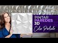 Pintar paredes en 3d (fácil decoración con pintura perlada)