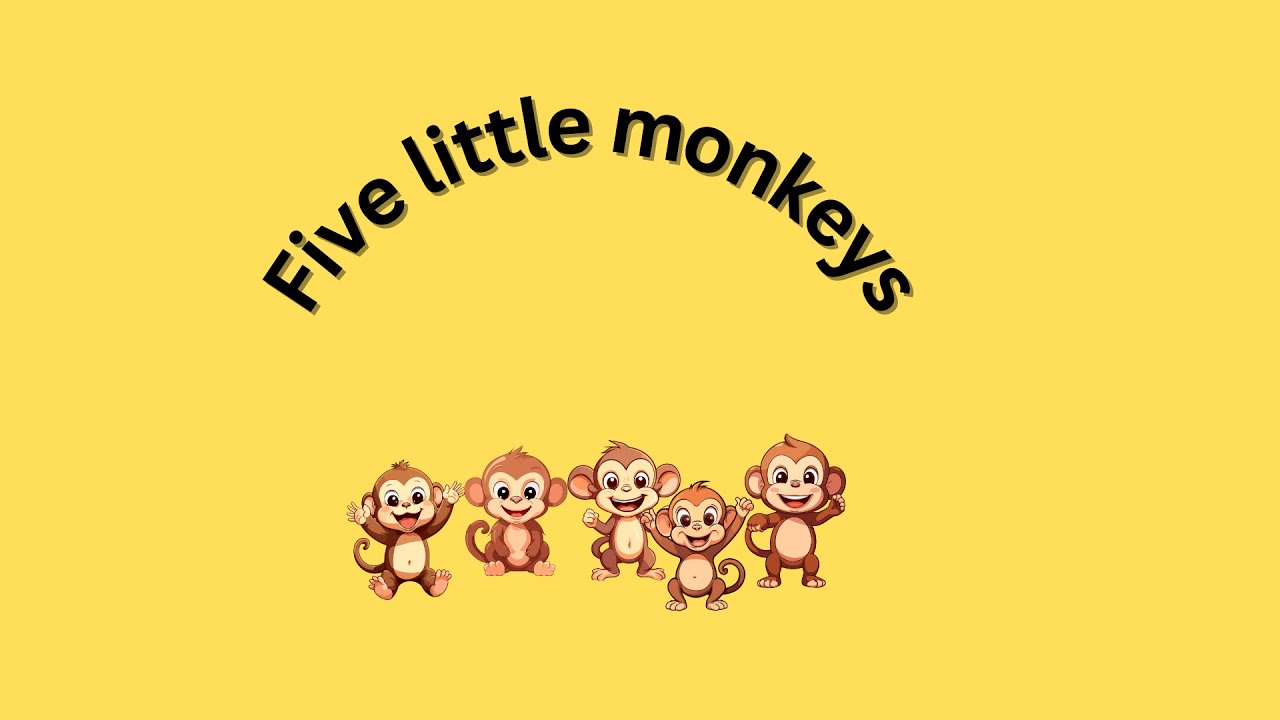 Five Little Monkeys - Fun and Educational Nursery Rhyme for Kids! - YouTube