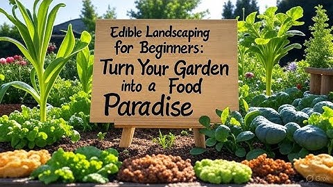 Edible Landscaping for Beginners: Turn Your Garden into a Food Paradise
