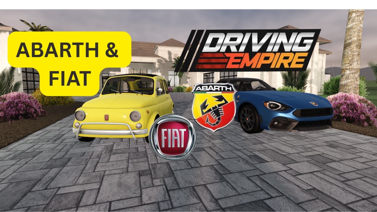 FIAT & ABARTH Are Now In Driving Empire | 3 New Cars & Collection