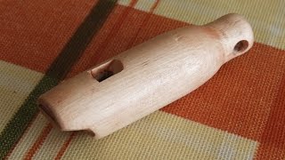 A quick Saturday morning project to make a wooden whistle completely from scratch - starting with just a small log of Birch wood.