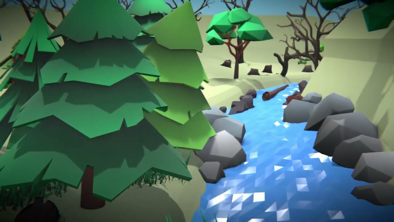Enchanted Woodlands: Complete Low Poly Forest Collection 