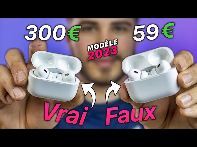 comment reconnaitre de faux AirPods