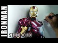 アイアンマン イラストメイキング | Drawing Studio 118