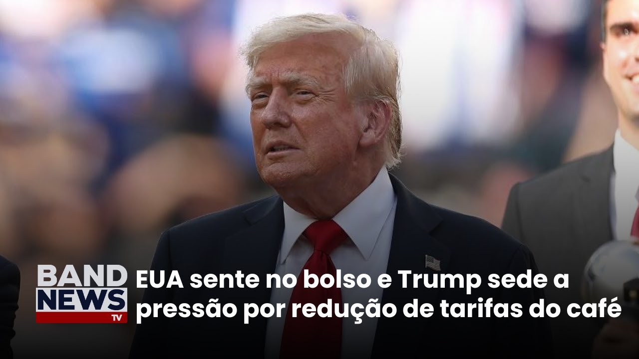 Donald Trump diz que vai reduzir tarifas sobre café | BandNews Tv