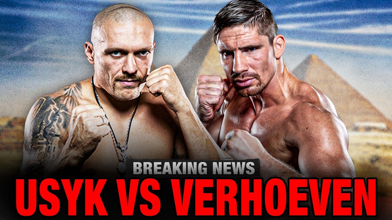 BREAKING: Oleksandr Usyk vs Rico Verhoeven Announced In Egypt, Instant Reactions