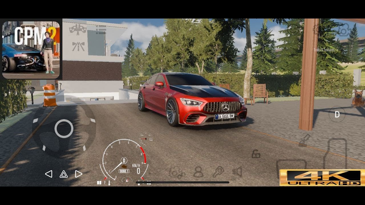 Mercedes AMG GT 4 Door Coupé In car parking multiplayer 2 gameplay 💫😉 in 4KHD🤩