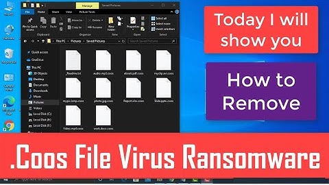 Coos Virus (.Coos Files) Ransomware Removal + Decryption