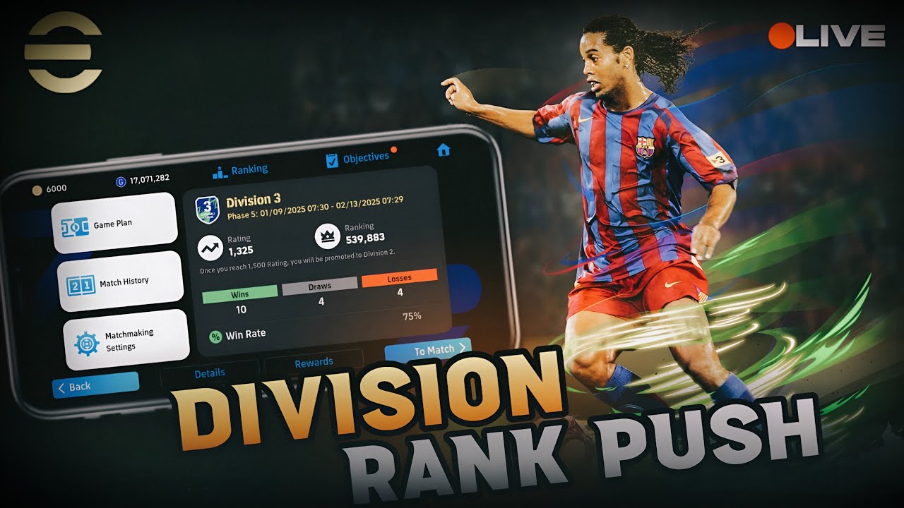 eFootball Division 2 Rank Push #efootball #shortslive #live - YouTube